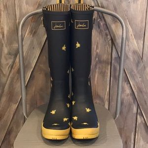 Joules Bee rubber boots